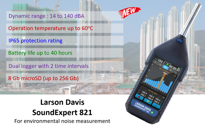 Larson Davis SoundExpert 821 Sound Level Meter