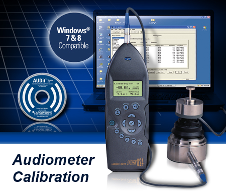 Audit 824 audiometer calibration system