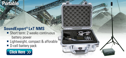 Larson Davis Portable Noise Monitoring System based on Soundexpert (Sound Level Meter)